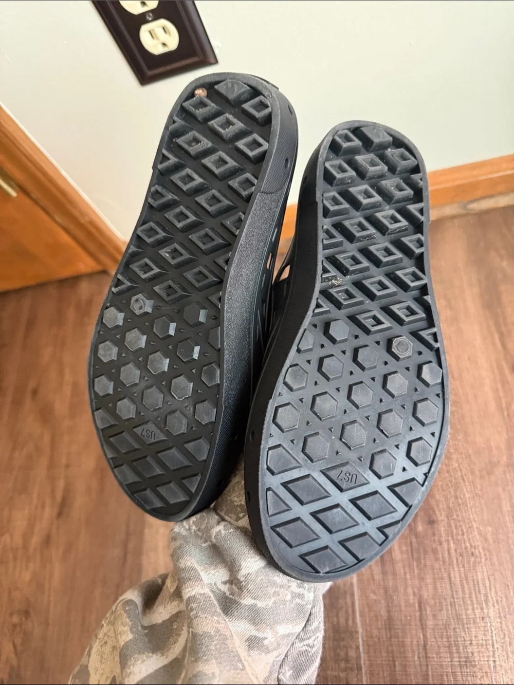 Vans Black Slip-On Ventilated Sandals - Picture 2 of 4
